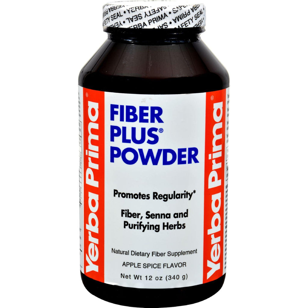 Yerba Prima Fiber Plus Powder Apple Spice - 12 Oz
