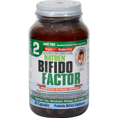 Natren Bifido Factor Dairy Free - 60 Capsules