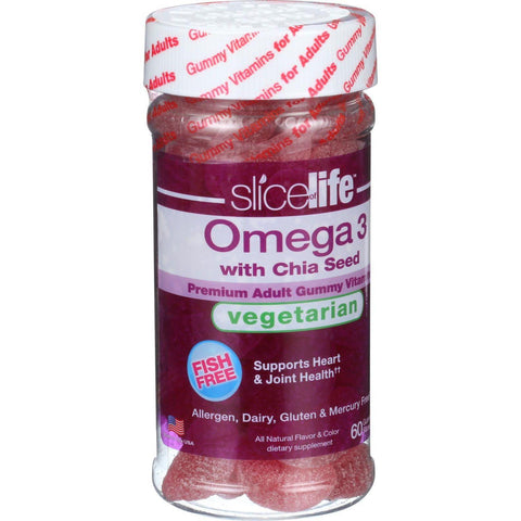 Hero Nutritional Products Slice Of Life - Omega 3 With Chia Seed - 60 Gummy Slices