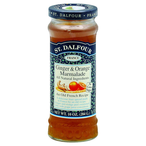 St Dalfour Fruit Spread - Deluxe - 100 Percent Fruit - Ginger And Orange Marmalade - 10 Oz - Case Of 6