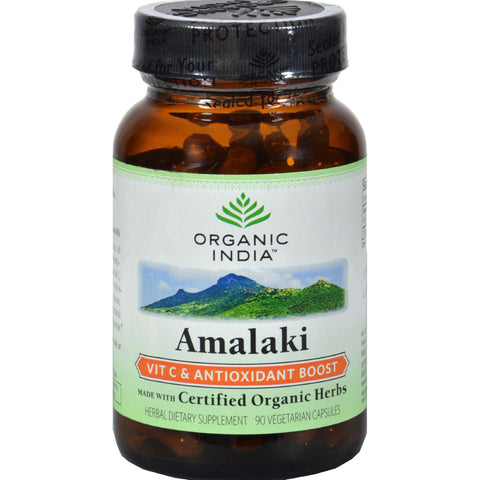 Organic India Amalaki Vitamin C And Antioxidant Boost - 90 Vegetarian Capsules