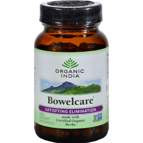 Organic India Bowel Care Formula - 90 Vegetarian Capsules