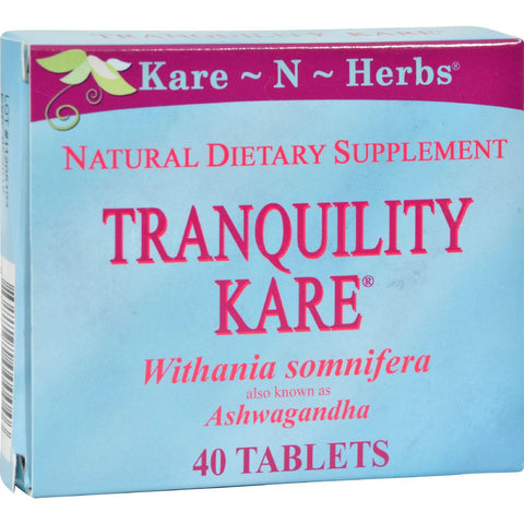 Kare-n-herbs Tranquility Kare - 40 Tablets