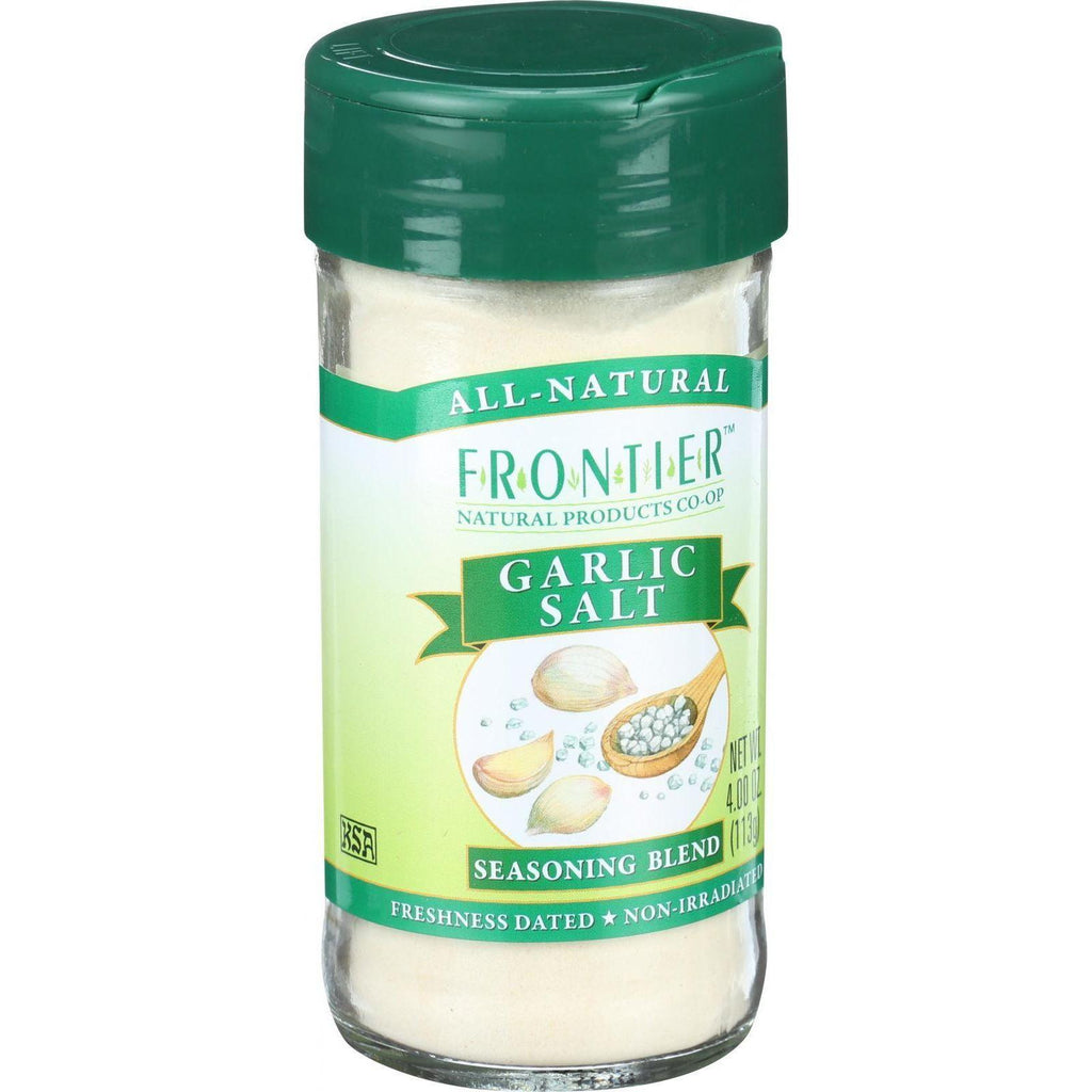 Frontier Herb Garlic Salt Seasoning Blend - 4 Oz