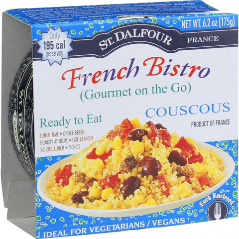 St Dalfour Gourmet On The Go - Ready To Eat - Couscous - 6.2 Oz - Case Of 6