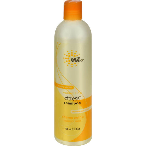 Earth Science Citress Shampoo For Fine And Oily Hair - 12 Fl Oz