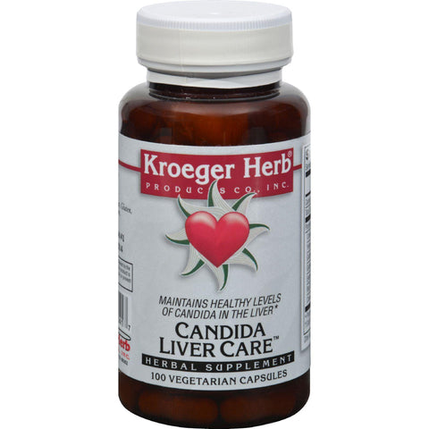 Kroeger Herb Candida Liver Care - 100 Vegetarian Capsules