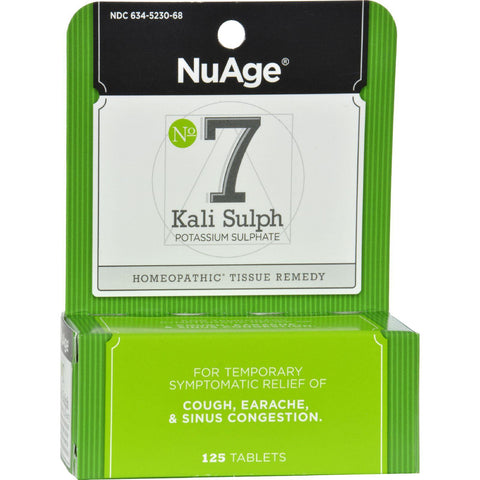 Nuage Labs Number 7 Kali Sulph - 125 Tablets