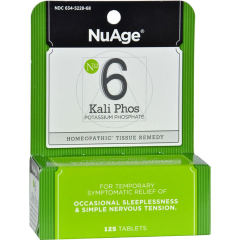 Hyland's Nuage Labs 6 Potassium Phosphate - 125 Tablets