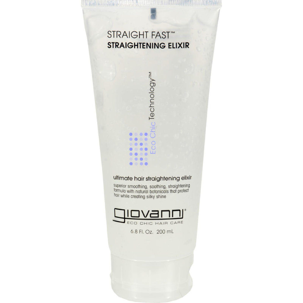 Giovanni Straight Fast Straightening Elixir - 6.8 Fl Oz