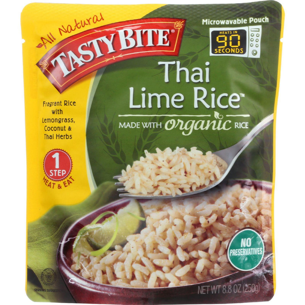 Tasty Bite Rice - Thai Lime - 8.8 Oz - Case Of 6