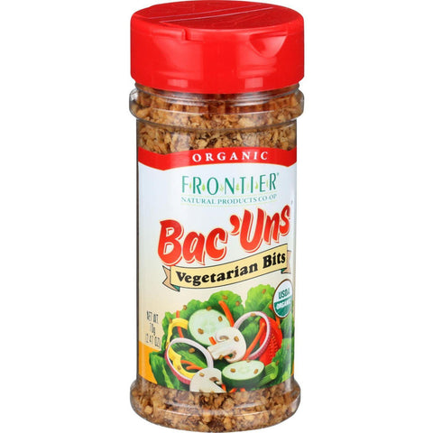 Frontier Herb Bac Uns - Organic - Vegetarian Bits - 2.47 Oz - Case Of 6