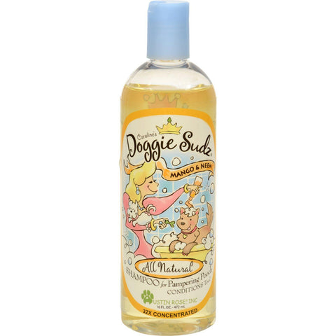Austin Rose Caroline's Doggie Sudz Shampoo For Pampering Pooch - Mango And Neem - 16 Oz