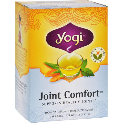 Yogi Joint Comfort Herbal Tea - 16 Tea Bags - Case Of 6