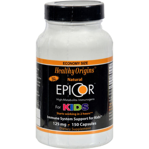 Healthy Origins Epicor For Kids - 125 Mg - 150 Capsules