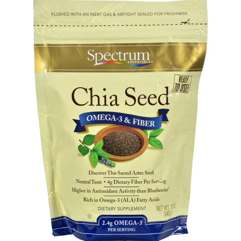 Spectrum Essentials Chia Seed Omega-3 And Fiber - 12 Oz