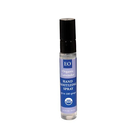 Eo Products Hand Sanitizer - Organic Lavender - 0.33 Fl Oz - Case Of 12