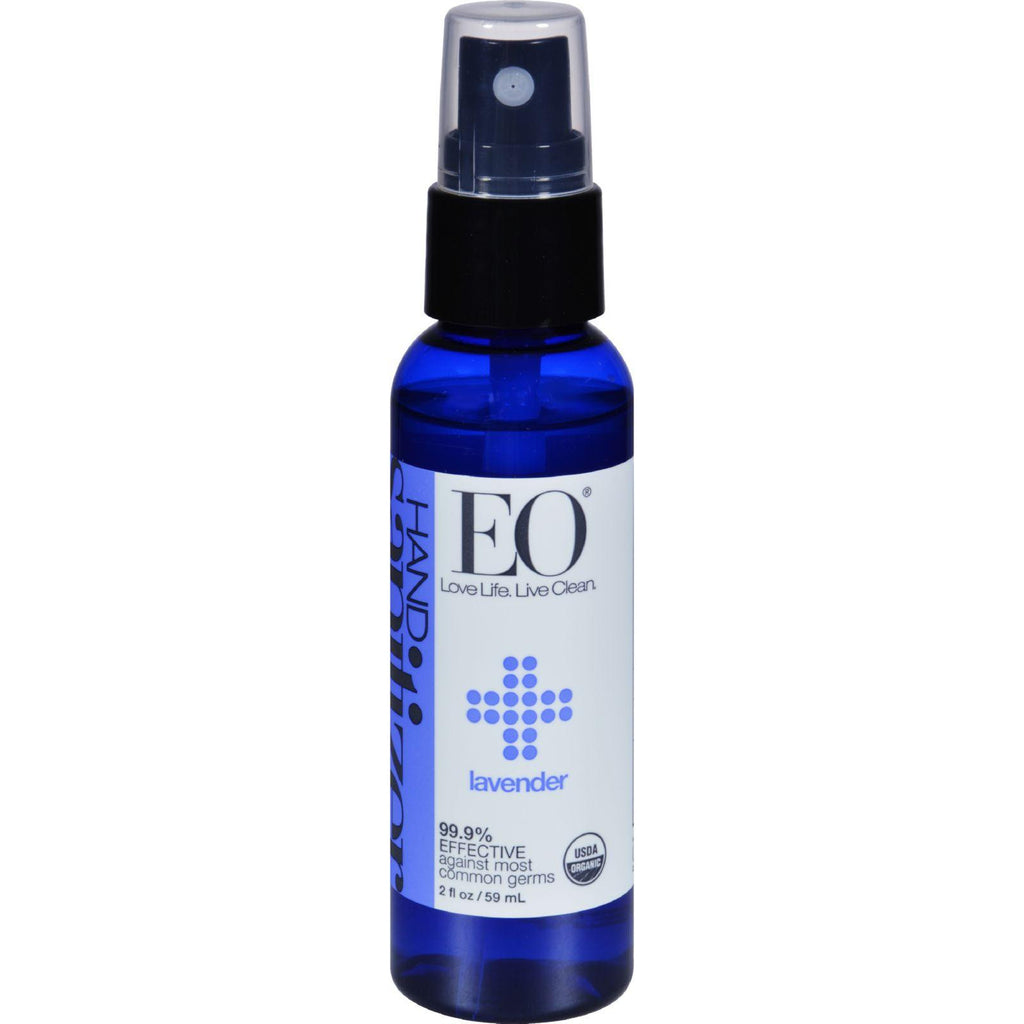 Eo Products Hand Sanitizer Spray - Lavender - 2 Fl Oz - Case Of 6