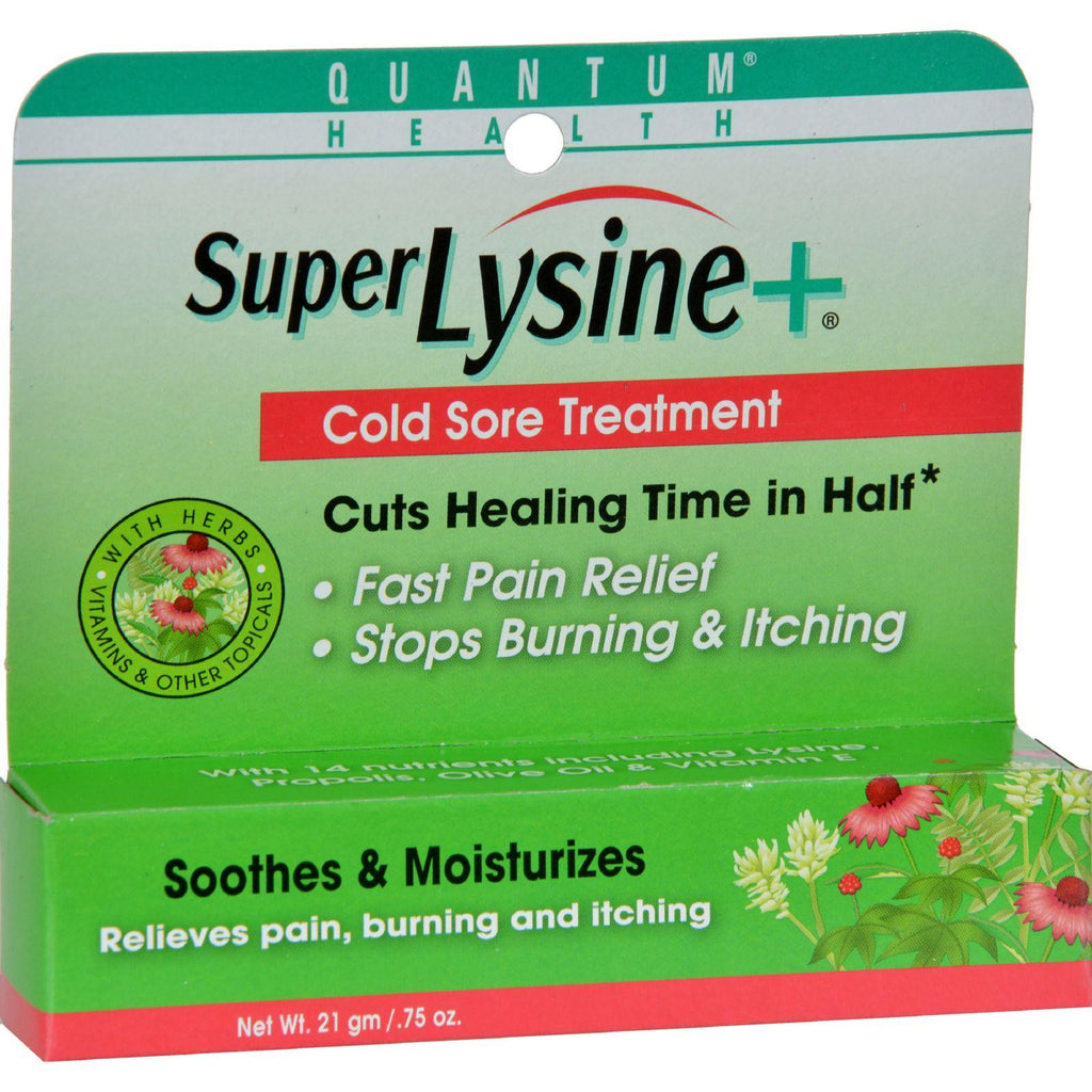 Quantum Superlysine Plus Cold Sore Treatment - 0.75 Oz