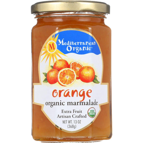 Mediterranean Organic Fruit Preserves - Organic - Orange Marmalade - 13 Oz - Case Of 12