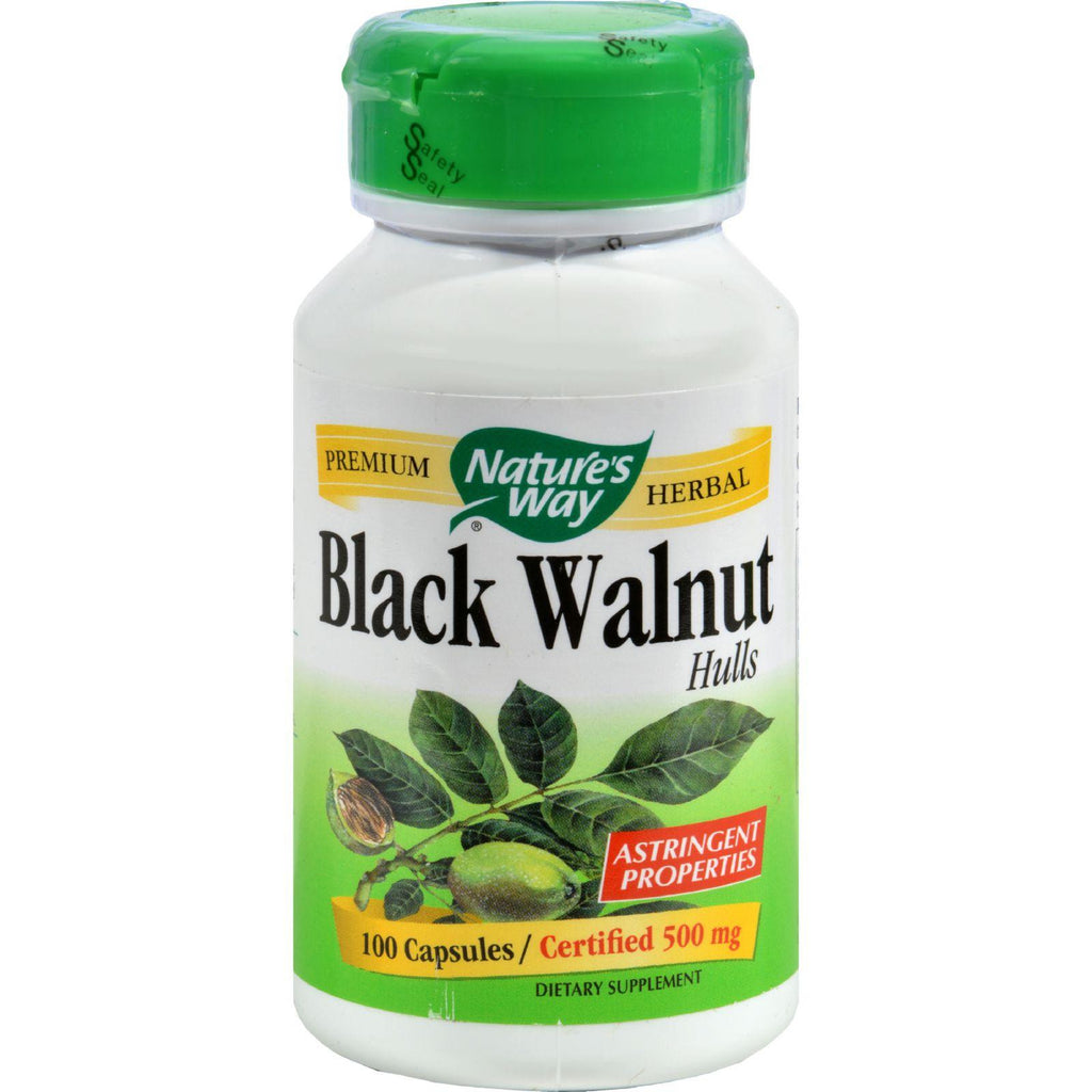 Nature's Way Black Walnut Hulls - 100 Capsules