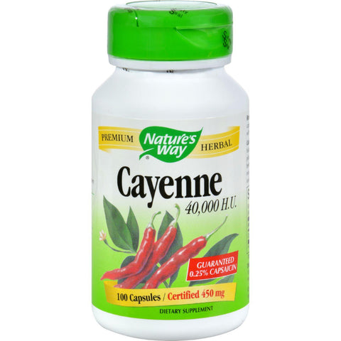 Nature's Way Cayenne And Pepper - 450 Mg - 100 Capsules