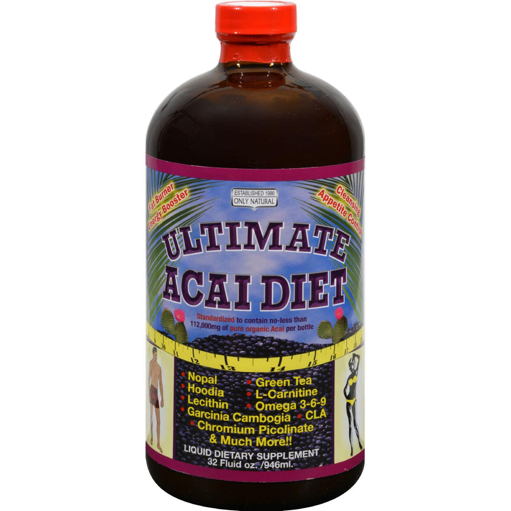 Only Natural Uitimate Acai Diet Liquid - 32 Fl Oz