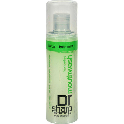 Dr. Sharp Natural Oral Care Mouthwash - Fresh Mint - 9.3 Oz