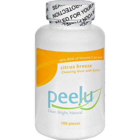 Peelu Chewing Gum - Citrus Breeze - 100 Ct
