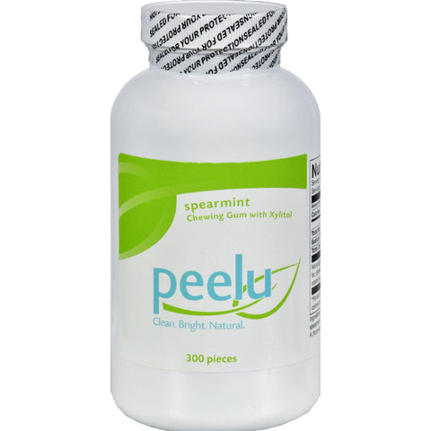 Peelu Chewing Gum - Spearmint - 300 Count