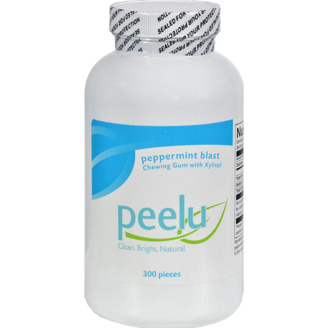 Peelu Chewing Gum - Peppermint Blast - 300 Count