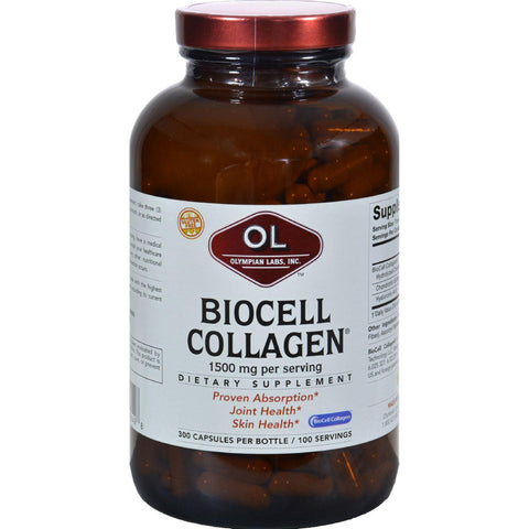 Olympian Labs Biocell Collagen - 1500 Mg - 300 Capsules