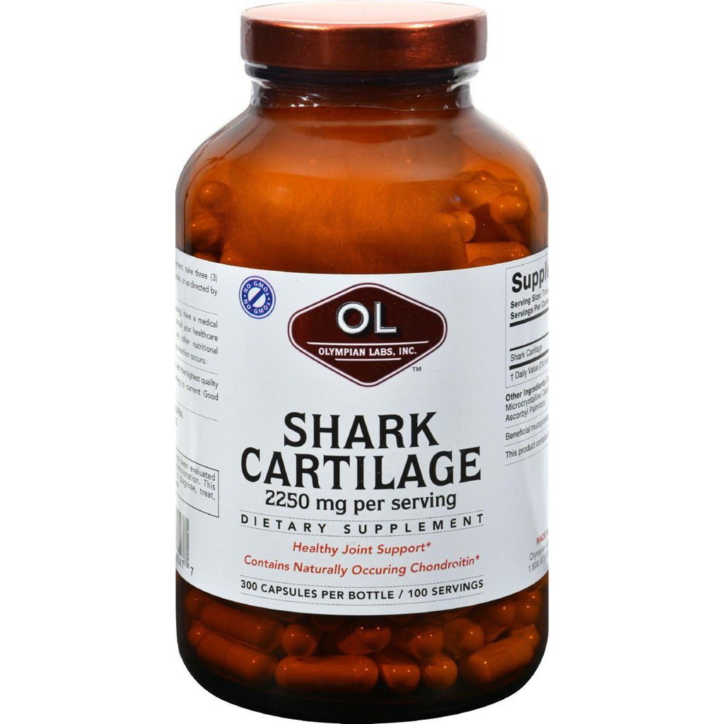 Olympian Labs Shark Cartilage - 750 Mg - 300 Capsules
