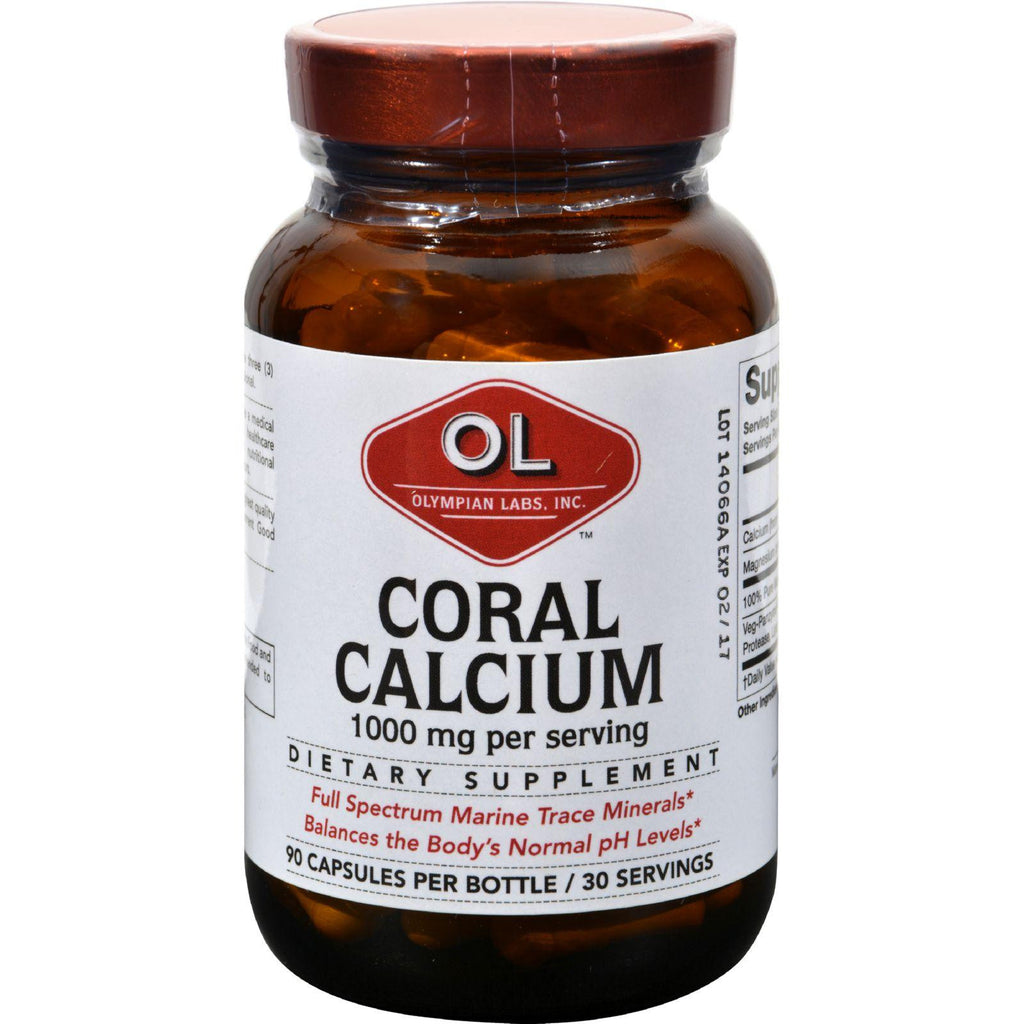 Olympian Labs Coral Calcium - 1 G - 90 Capsules