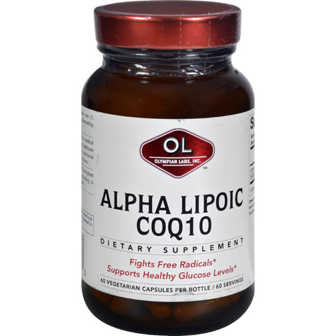 Olympian Labs Alpha Lipoic Coenzyme Q10 - 200 Mg - 60 Vegetarian Capsules