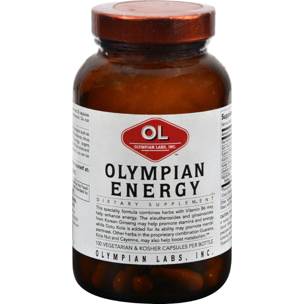 Olympian Labs Olympian Energy - 100 Capsules