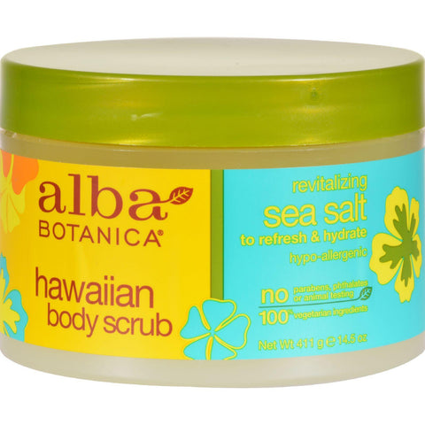 Alba Botanica Hawaiian Sea Salt Body Scrub - 14.5 Oz