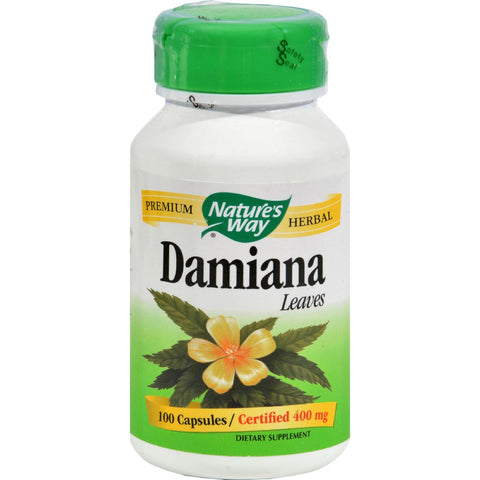 Nature's Way Damiana Leaves - 100 Capsules