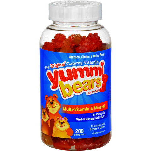 Hero Nutritionals Yummi Bears Gummy Vitamins For Children - 200 Gummies