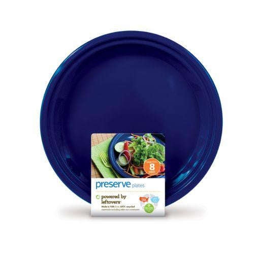 Preserve On The Go Large Plates - Midnight Blue - Case Of 12 - 8 Pack - 10.5 In