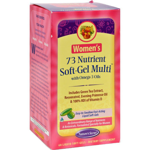 Nature's Secret Women's 73 Nutrient Soft-gel Multi - 60 Softgels