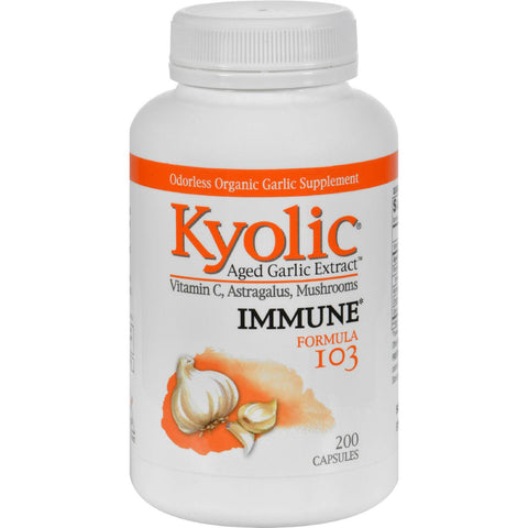 Kyolic Aged Garlic Extract Immune Formula 103 - 200 Capsules