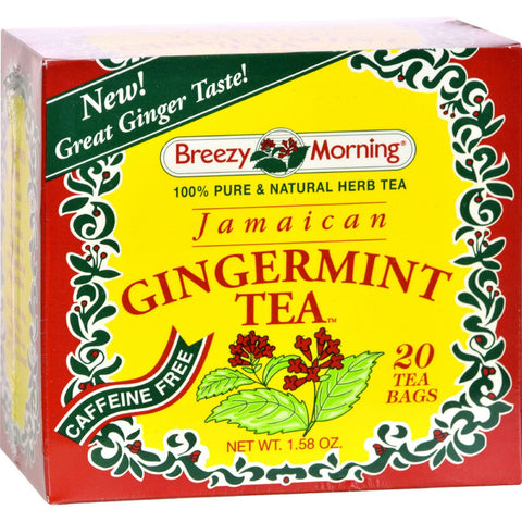 Breezy Morning Teas Jamaican Gingermint - 20 Tea Bags