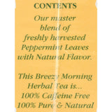 Breezy Morning Teas Peppermint Harvest Caffeine Free Triple Mint Zing - 20 Bags
