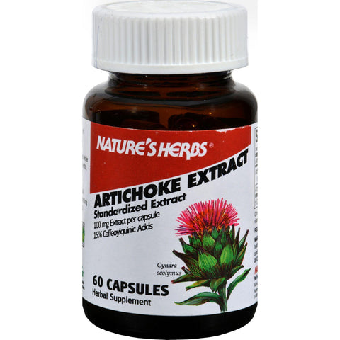 Nature's Herbs Artichoke Extract - 475 Mg - 60 Capsules
