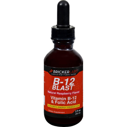Bricker Labs Blast B12 Vitamin B12 And Folic Acid - 2 Fl Oz