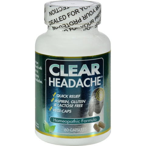 Clear Products Clear Headache - 60 Capsules