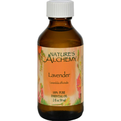 Nature's Alchemy 100% Pure Essential Oil Lavender - 2 Fl Oz