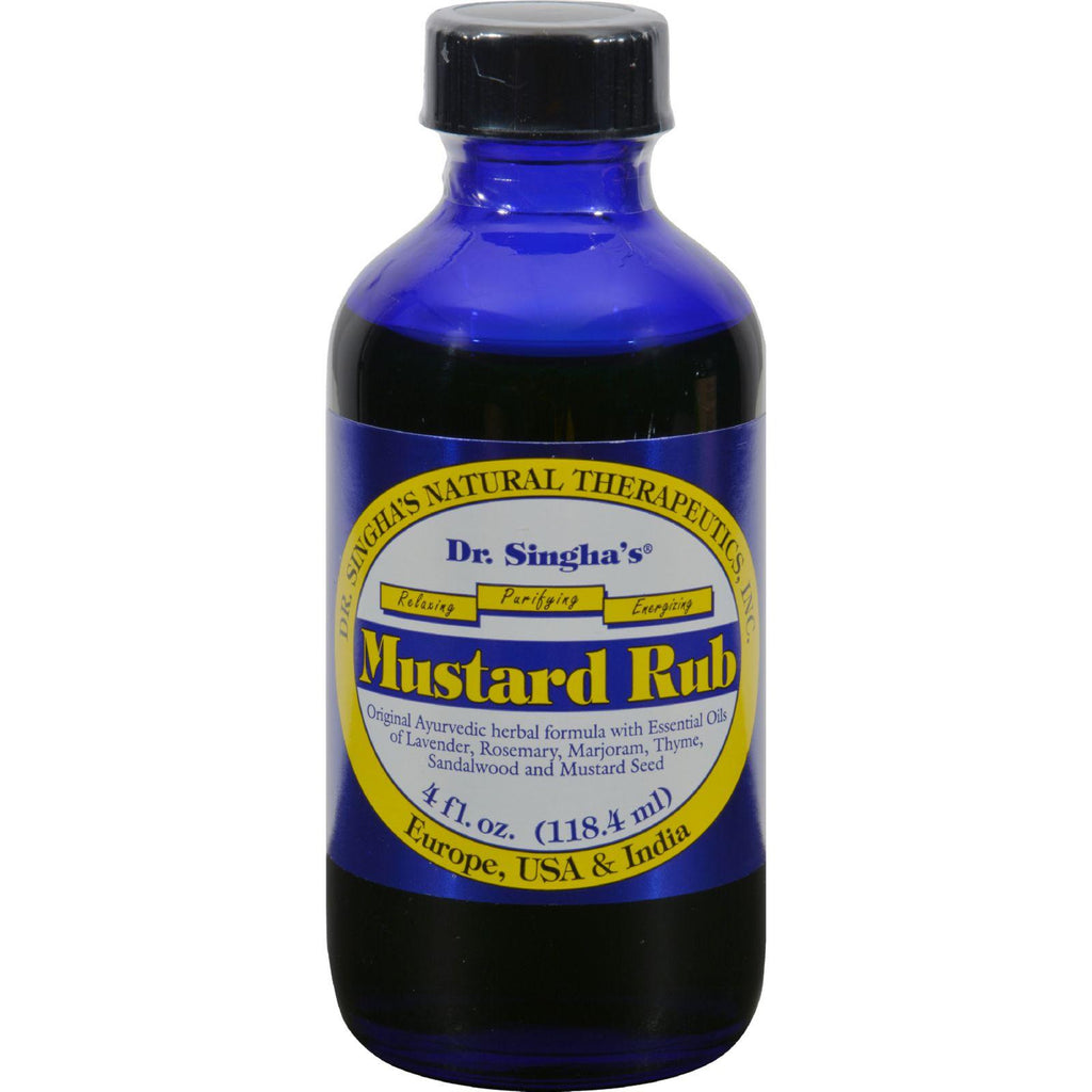 Dr. Singha's Mustard Rub - 4 Fl Oz