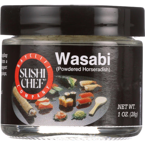 Sushi Chef Powder - Wasabi - Powdered - 1 Oz - Case Of 6